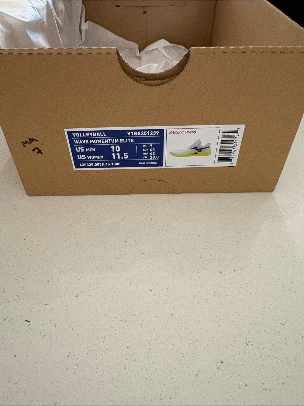 Mizuno Unisex Wave Momentum Elite - Picture 8 of 9